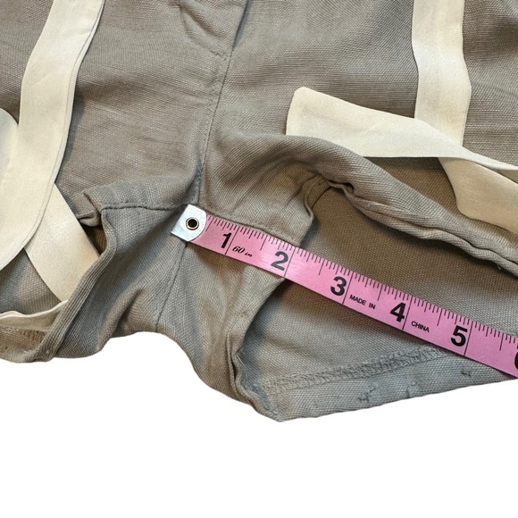 Aritzia | Wilfred | Allegra Grey Linen Blend Shorts Size 4 - Picture 12 of 12